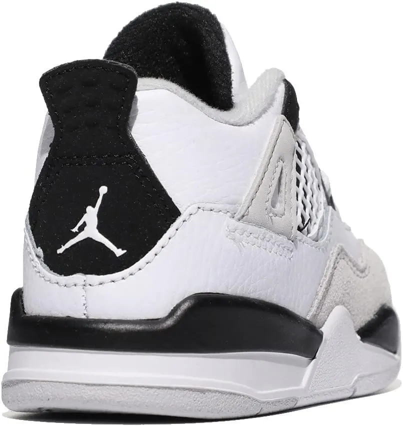 Jordan Preschool Air 4 Retro PS BQ7669 111 Military Black - Size