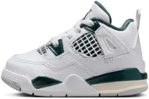 Jordan Toddler's 4 Retro White/Oxidized Green-White (BQ7670 103) - Size 10c