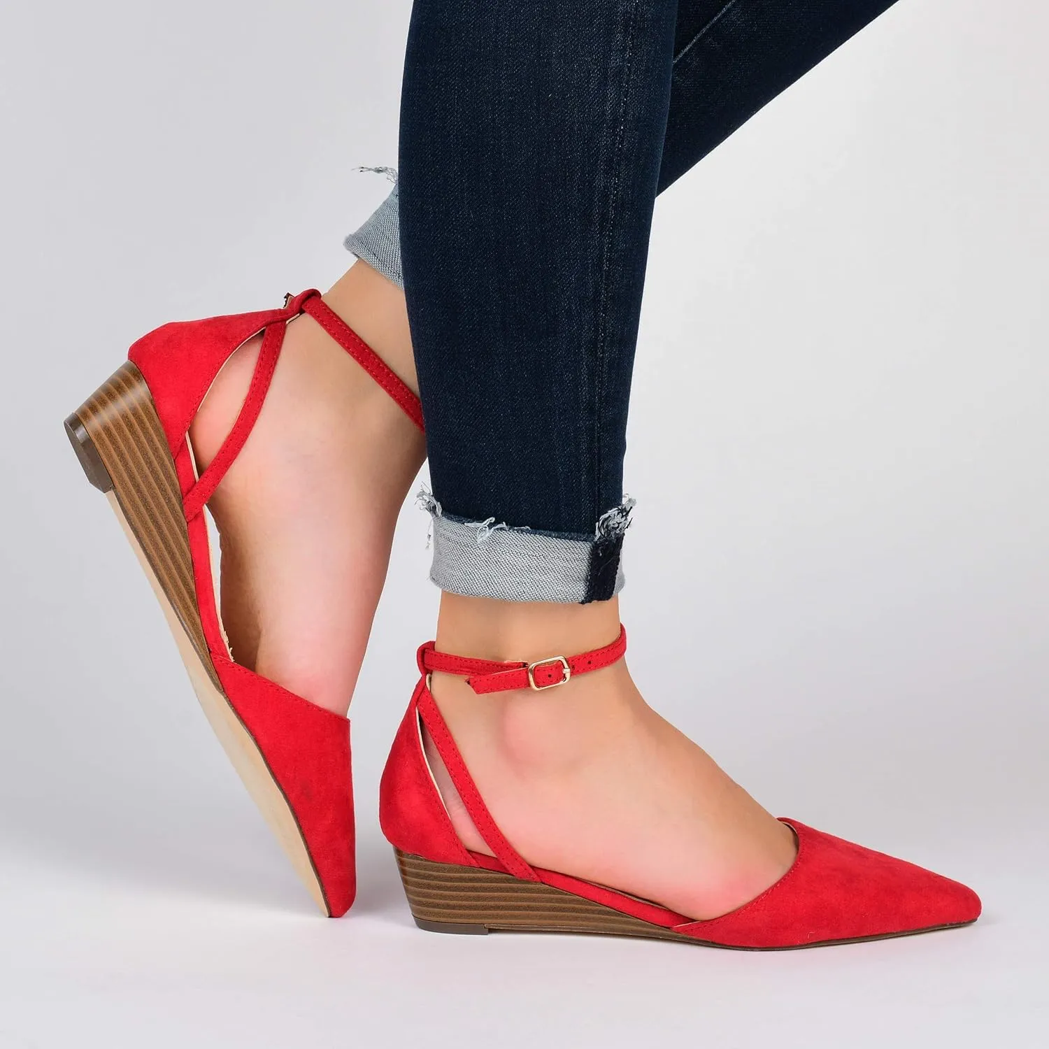 Journee Women's Arkie Sliver Wedge