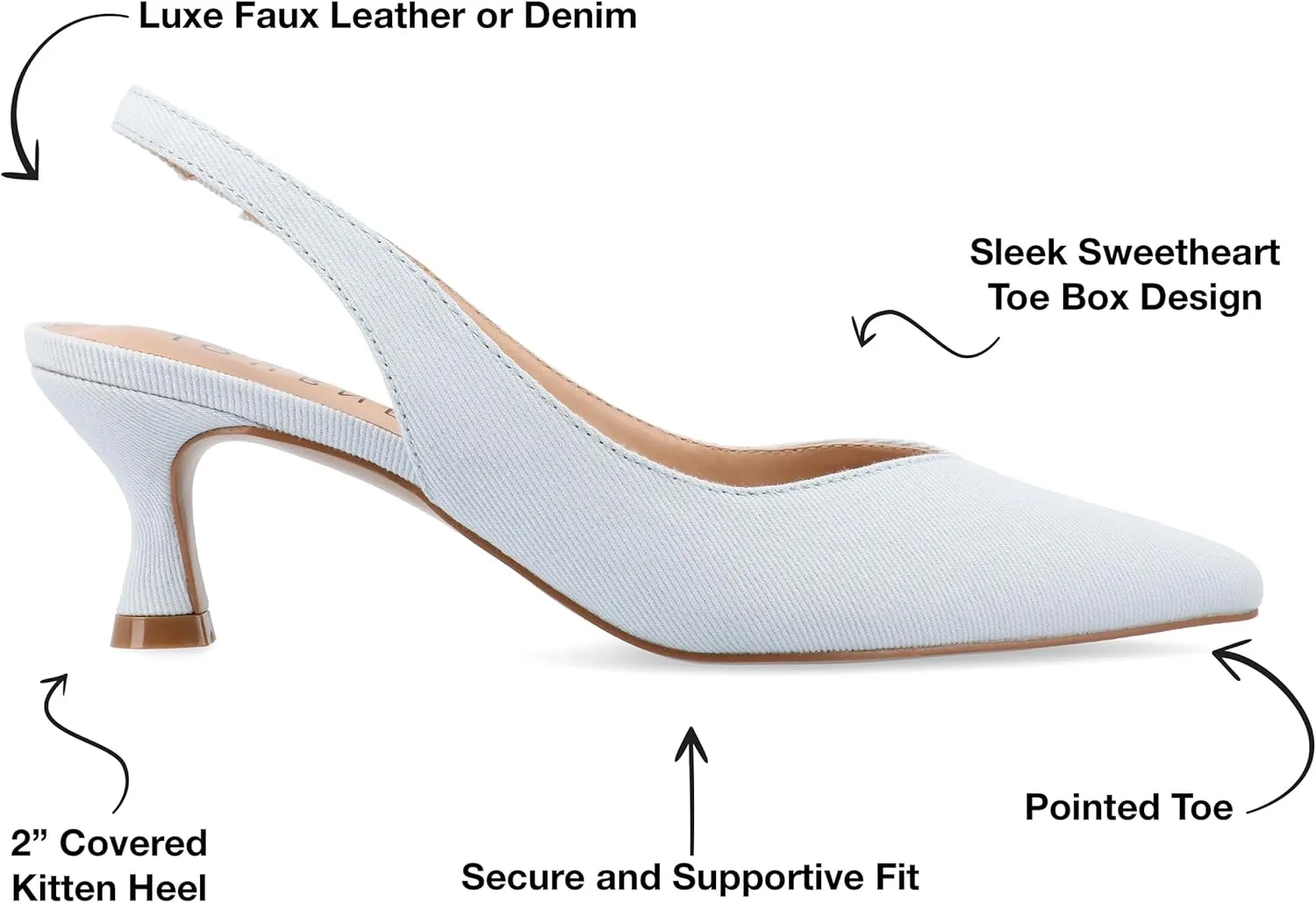 Journee Womens Low Kitten Heel Slingback Closed Pointed Toe Pump Slip On Snake Print Mikoa Slides