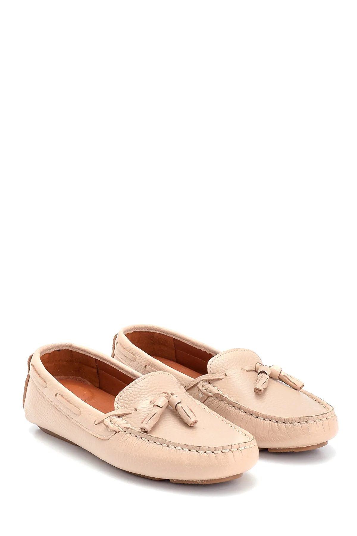 Kadın Püsküllü Deri Loafer