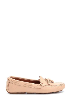 Kadın Püsküllü Deri Loafer