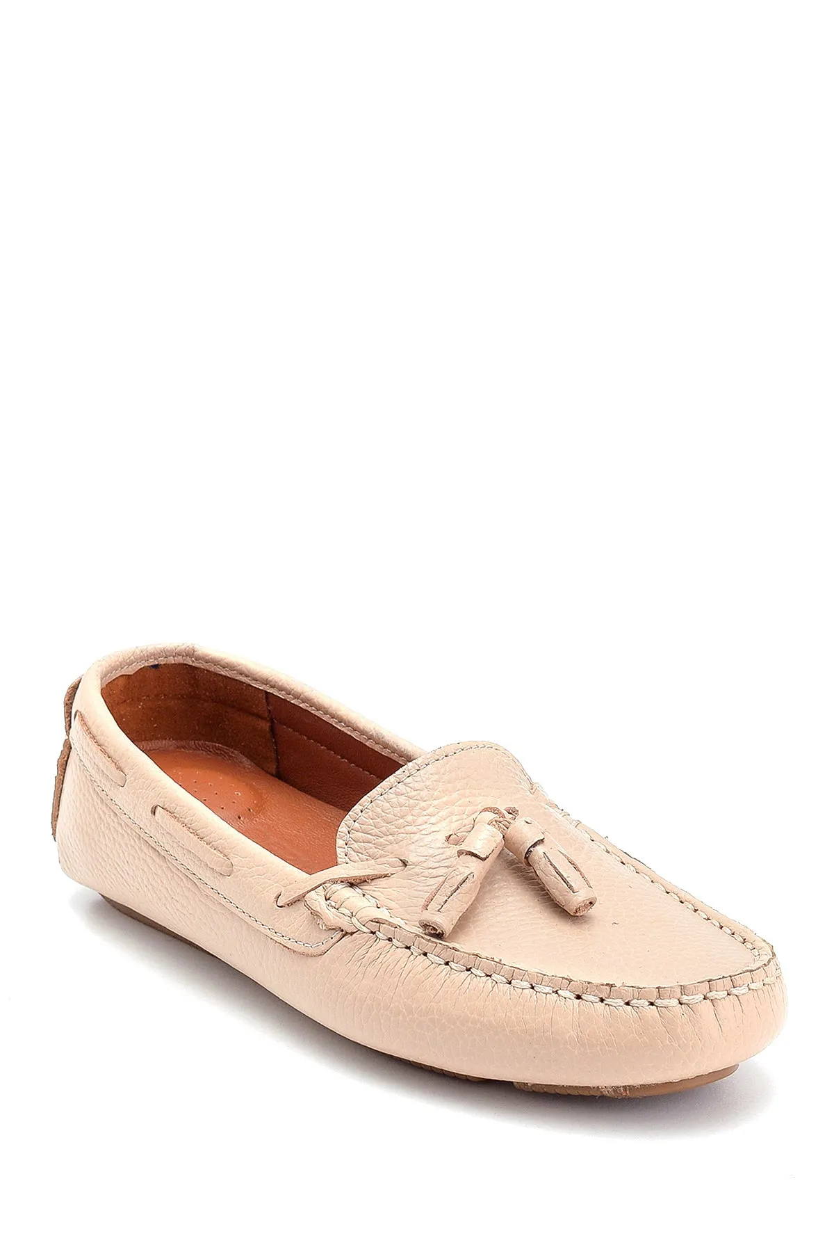 Kadın Püsküllü Deri Loafer