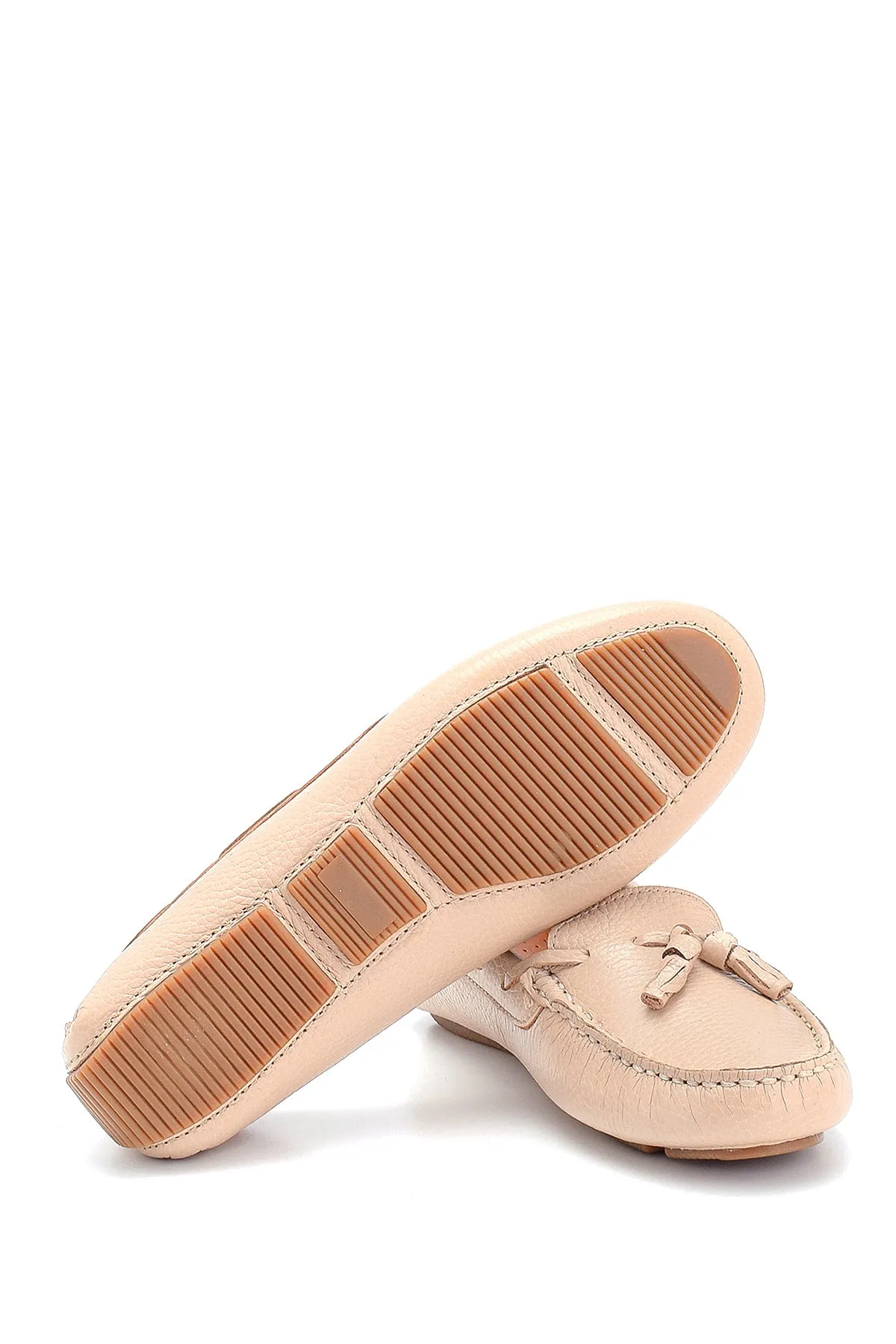Kadın Püsküllü Deri Loafer