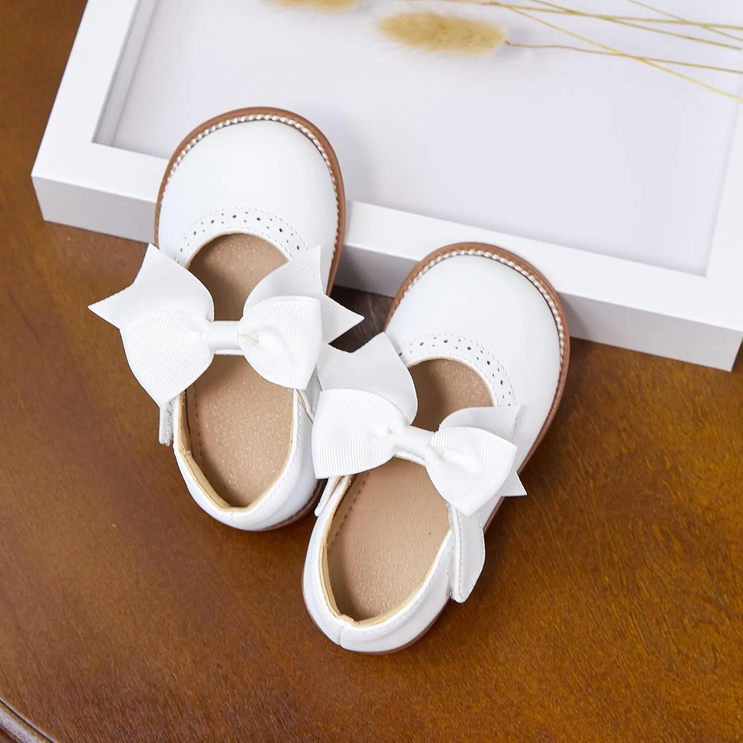 Kiderence Girls Flat Dress Shoes School Oxfords Marry Jane (Toddler/Little Kids)