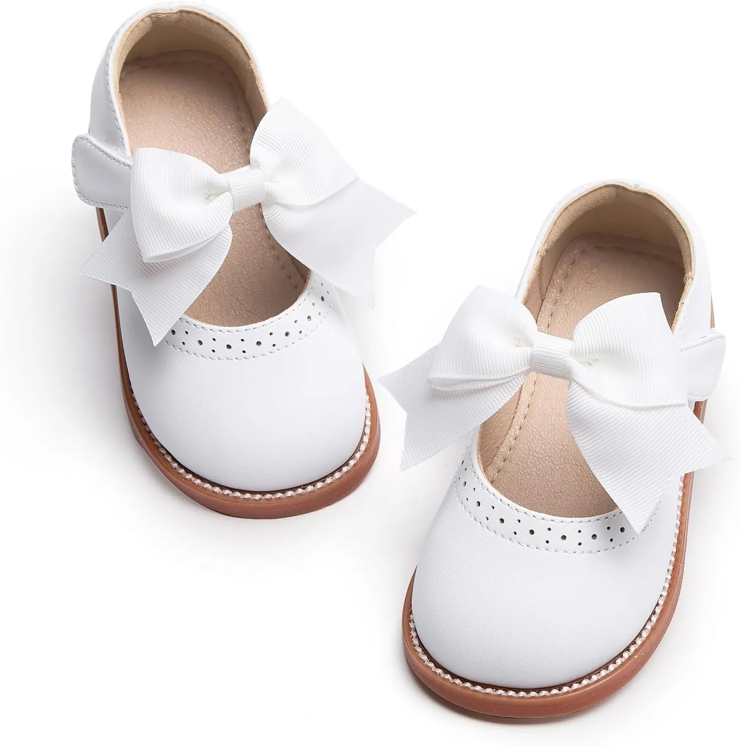 Kiderence Girls Flat Dress Shoes School Oxfords Marry Jane (Toddler/Little Kids)