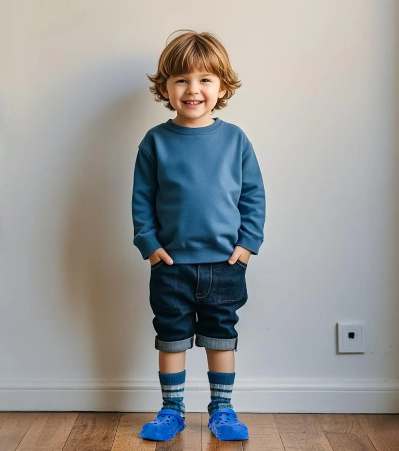 Kids Fur Lined Clog Slip On Winter Slipper for Boys Girls