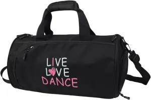kilofly Girl's Ballet Dance Sports Gym Duffel Bag Shoulder Travel Carry On