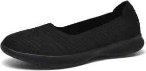 konhill Women's Slip on Loafers - Comfy Walking Tennis Low-Top Ballet Flat Nurse Shoes Casual Sneakers