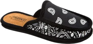 KS-011 Bandana Paisley Open-Back Slipper