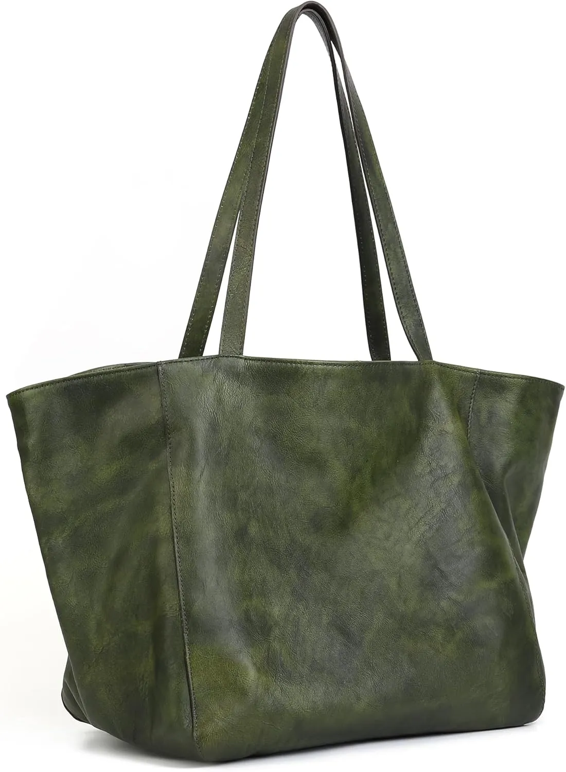 Large Tote Bag for Women Genuine Leather Handbag Purse Women's Shoulder Bags Soft Travel Purses