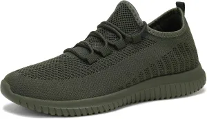 LCGJR Men's Road Running Shoes Fashion Sneakers Lightweight Walking Shoes Breathable Mesh Workout Casual Shoes Non Slip Tennis Outdoor Travel