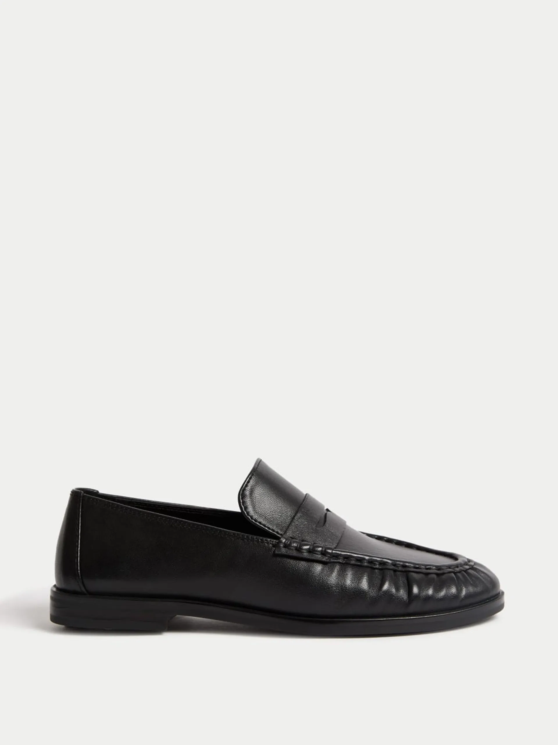 Leather loafers