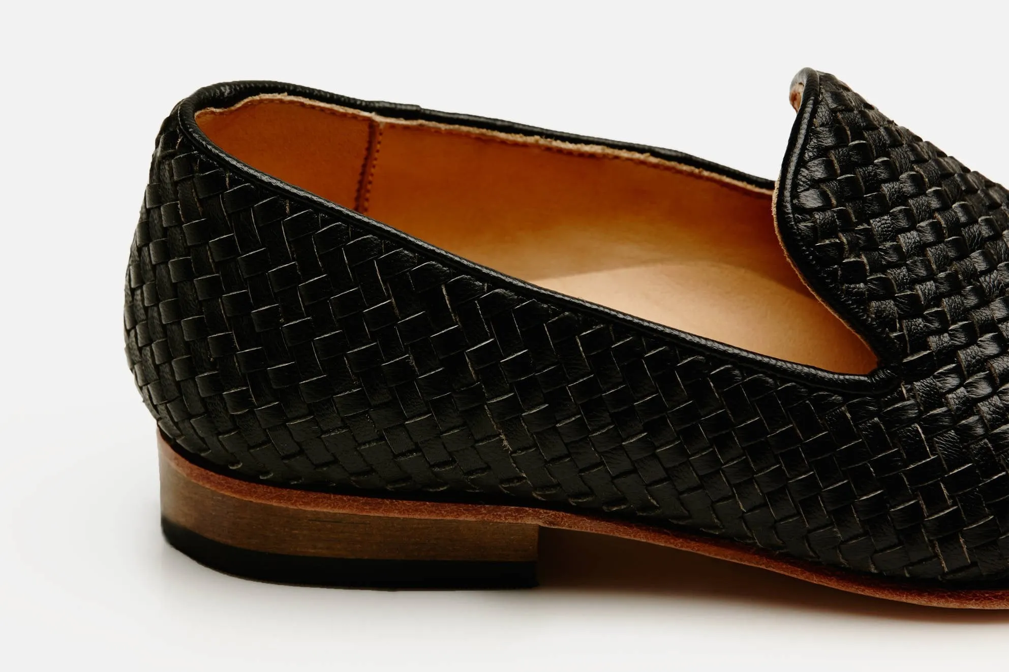 Leon Woven Loafer - Black