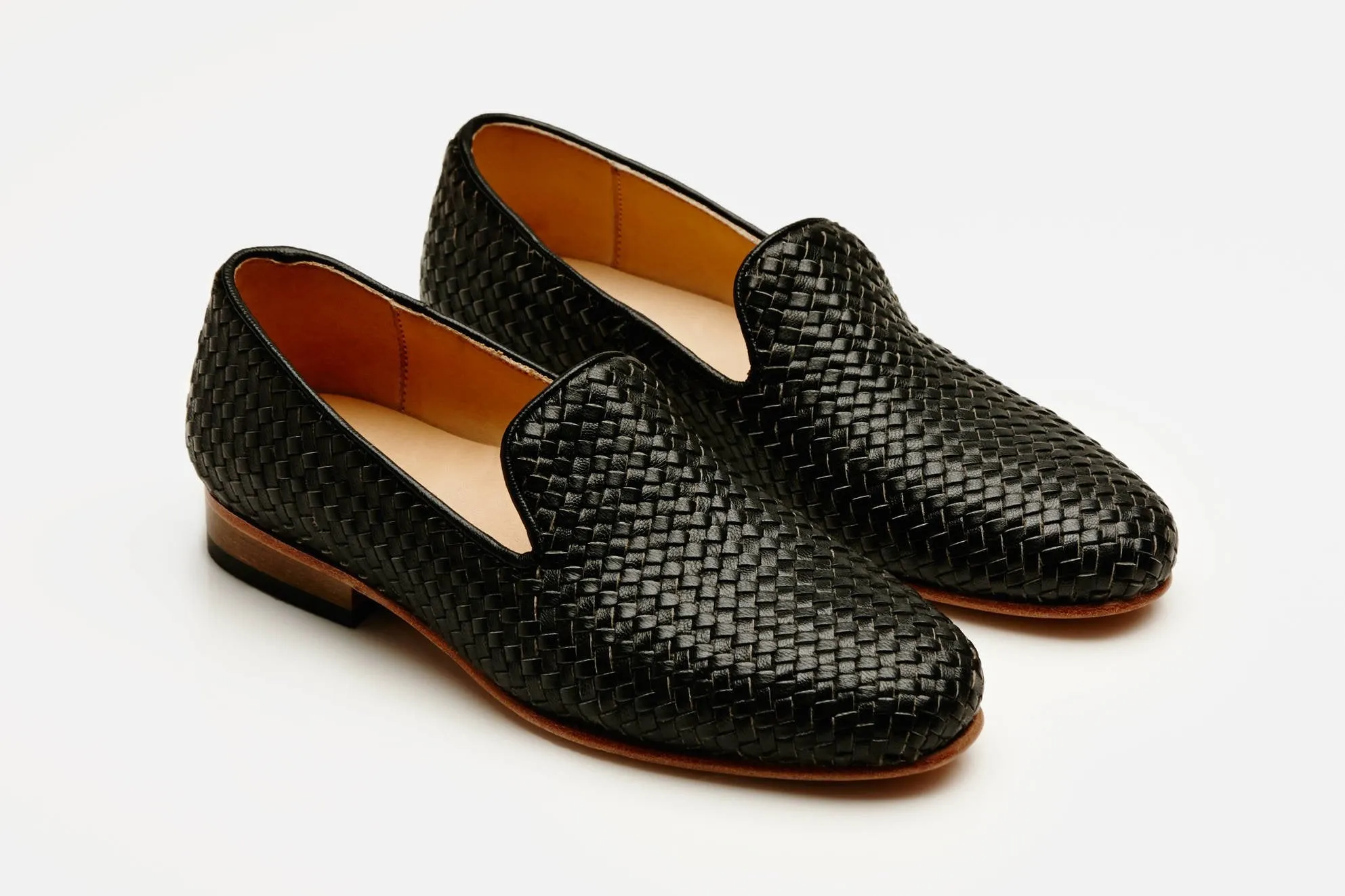 Leon Woven Loafer - Black