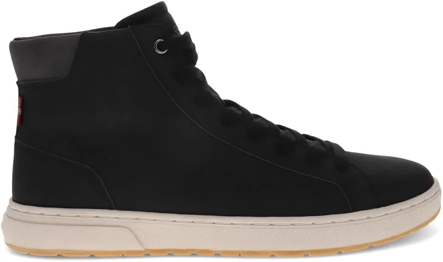 Levi's Mens Caleb Synthetic Leather Lace Up Casual Sneaker Boot