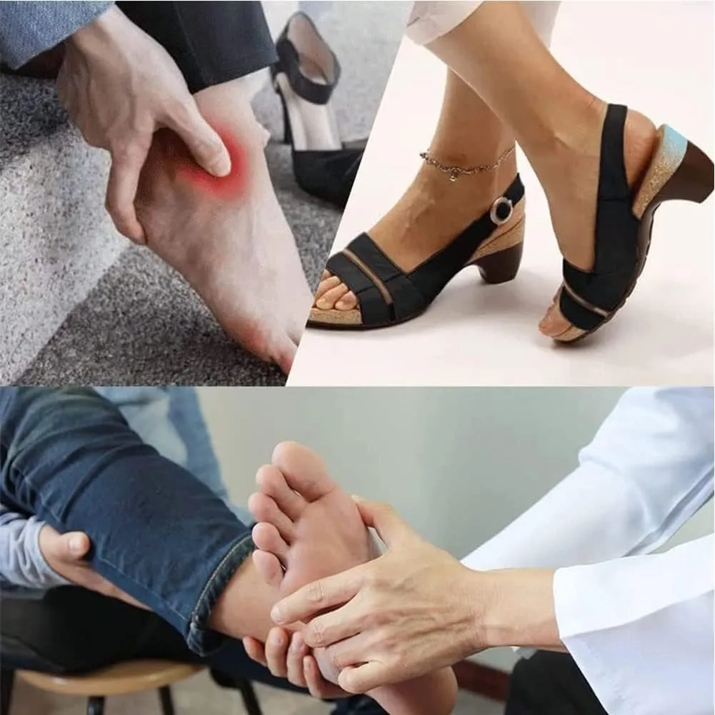 Libiyi Sandals, Libiyi Women's Ultra-Comfy Breathable Orthotic Sandals, Summer Open Toe Wedge Chunky Sandals