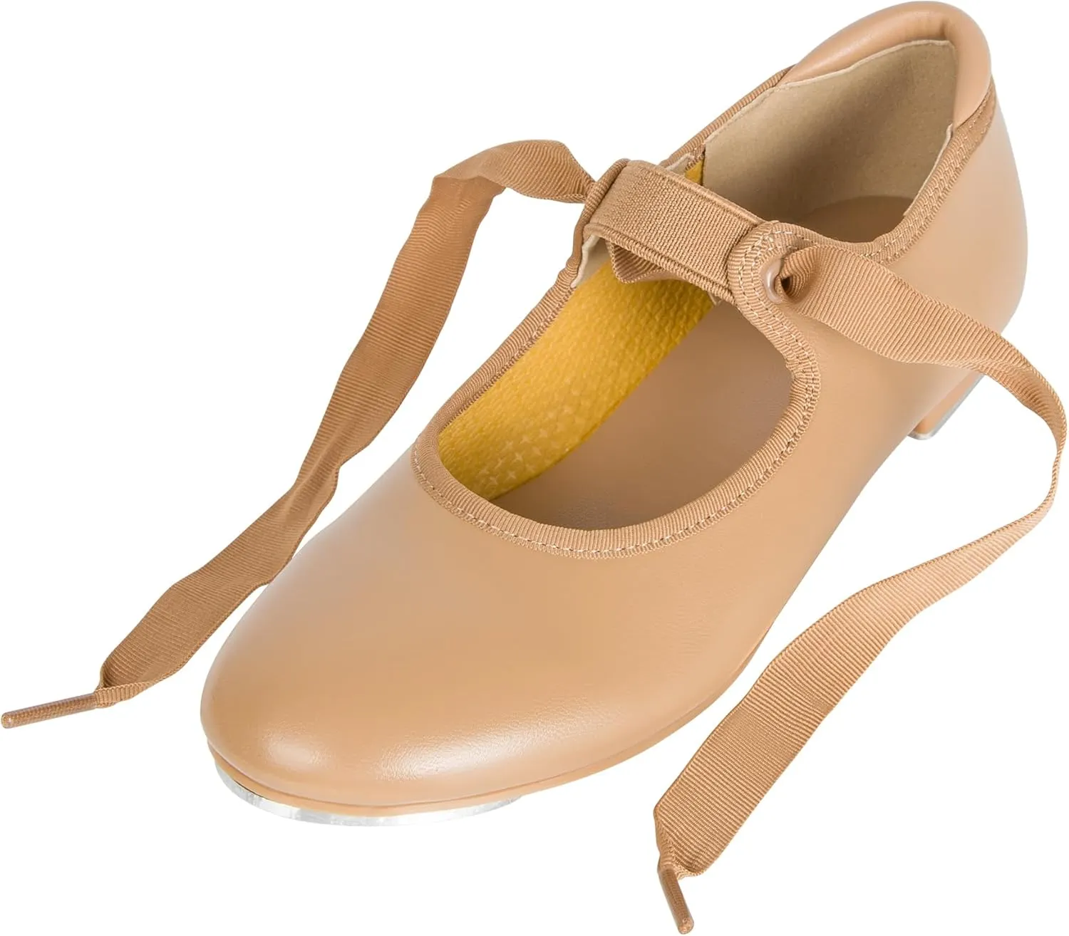 Linodes Economy Unisex-Child Lace Up Tap Shoe for Girls and Boys Tap Flat