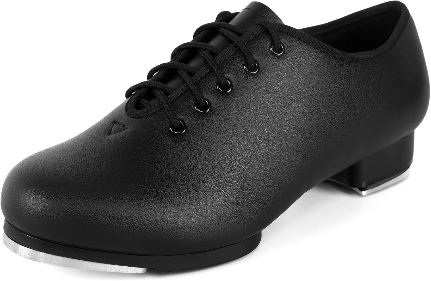 Linodes PU Leather Lace Up Tap Shoe Split Sole Dance Shoes for Women and Men's Dance Shoes