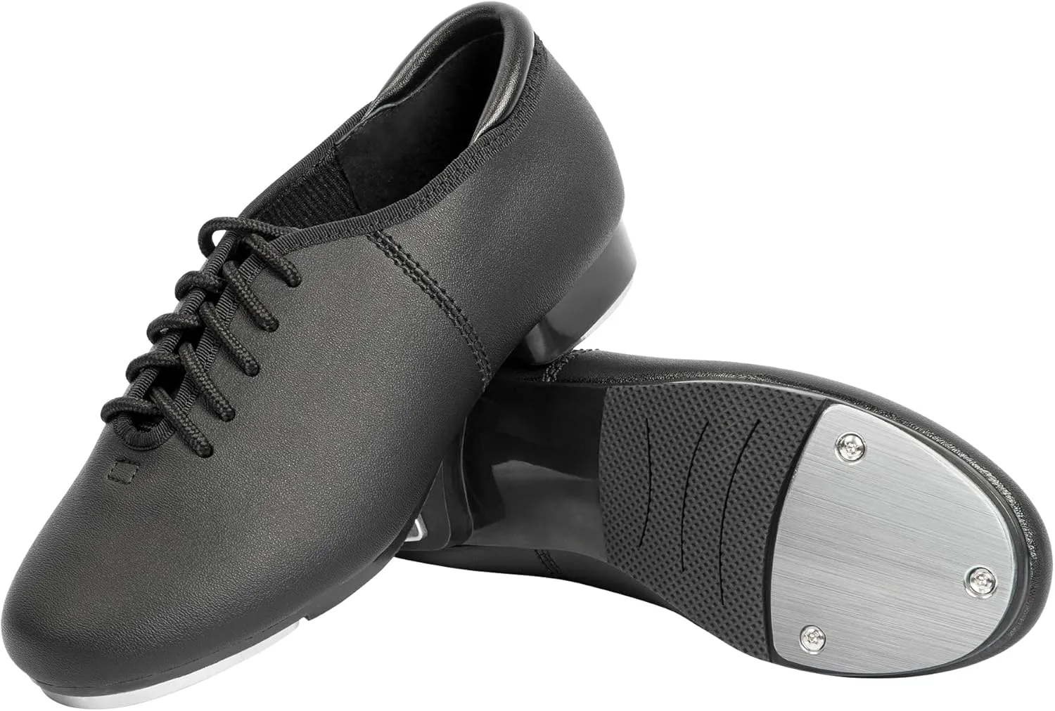 Linodes Unisex-Child Lace up Tap Shoe for Girls, Boys and Kids Tap Flat