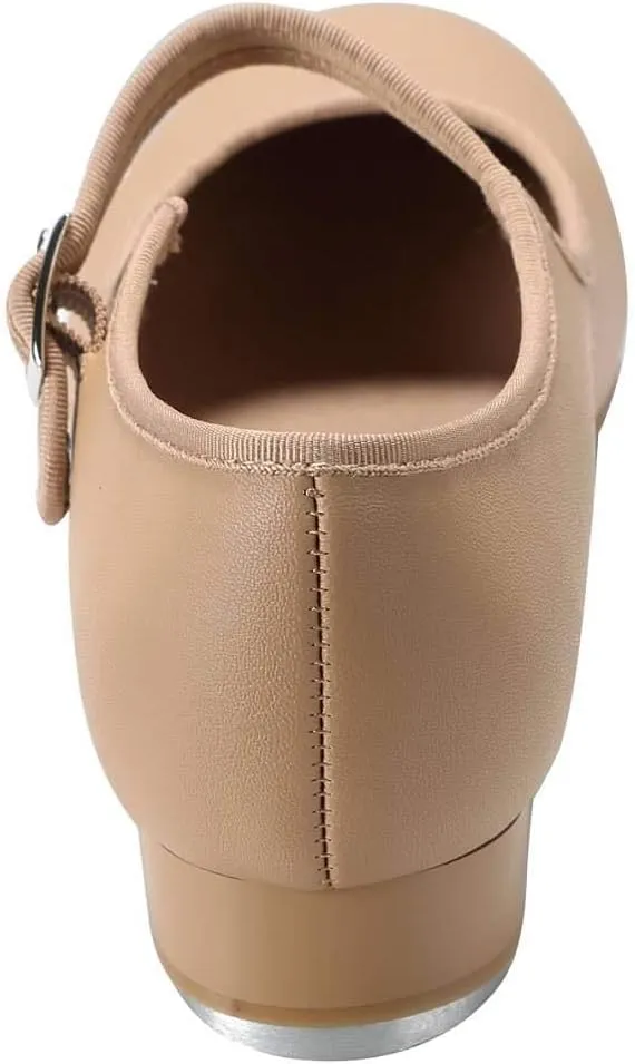 Linodes Unisex PU Leather Easy Strap Tap Shoe Dance Shoes for Women and Men's Dance Shoes-608