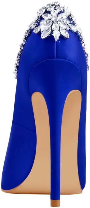 LISHAN Women's Pointed Toe High Heel Pumps