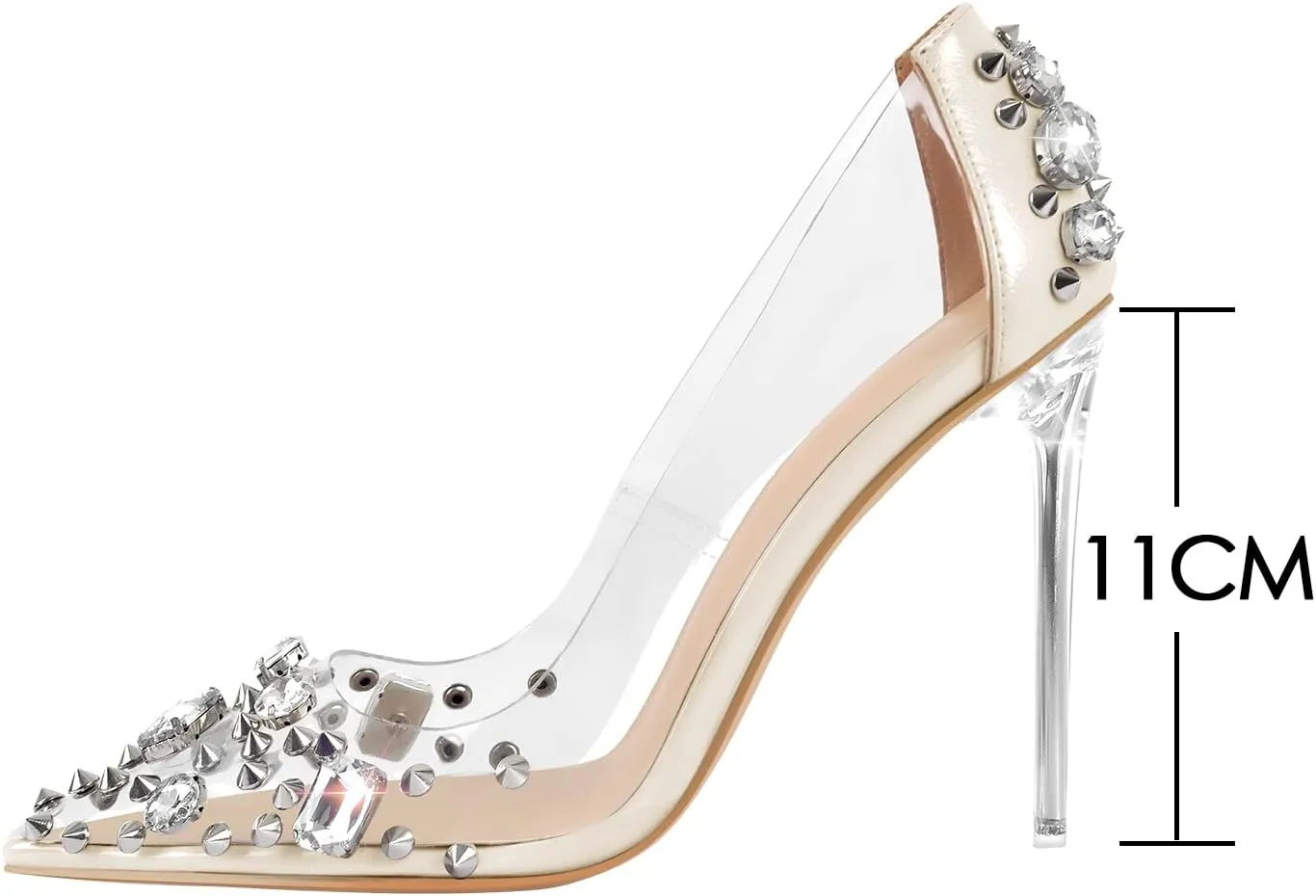 LISHAN Women's Pointed Toe High Heel Pumps