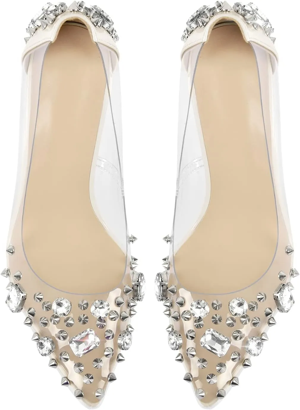 LISHAN Women's Pointed Toe High Heel Pumps