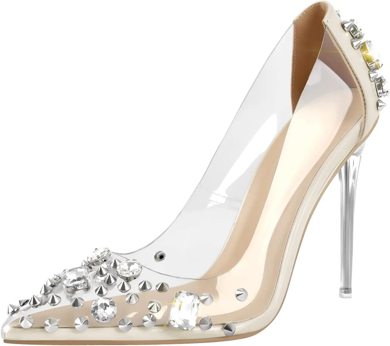 LISHAN Women's Pointed Toe High Heel Pumps