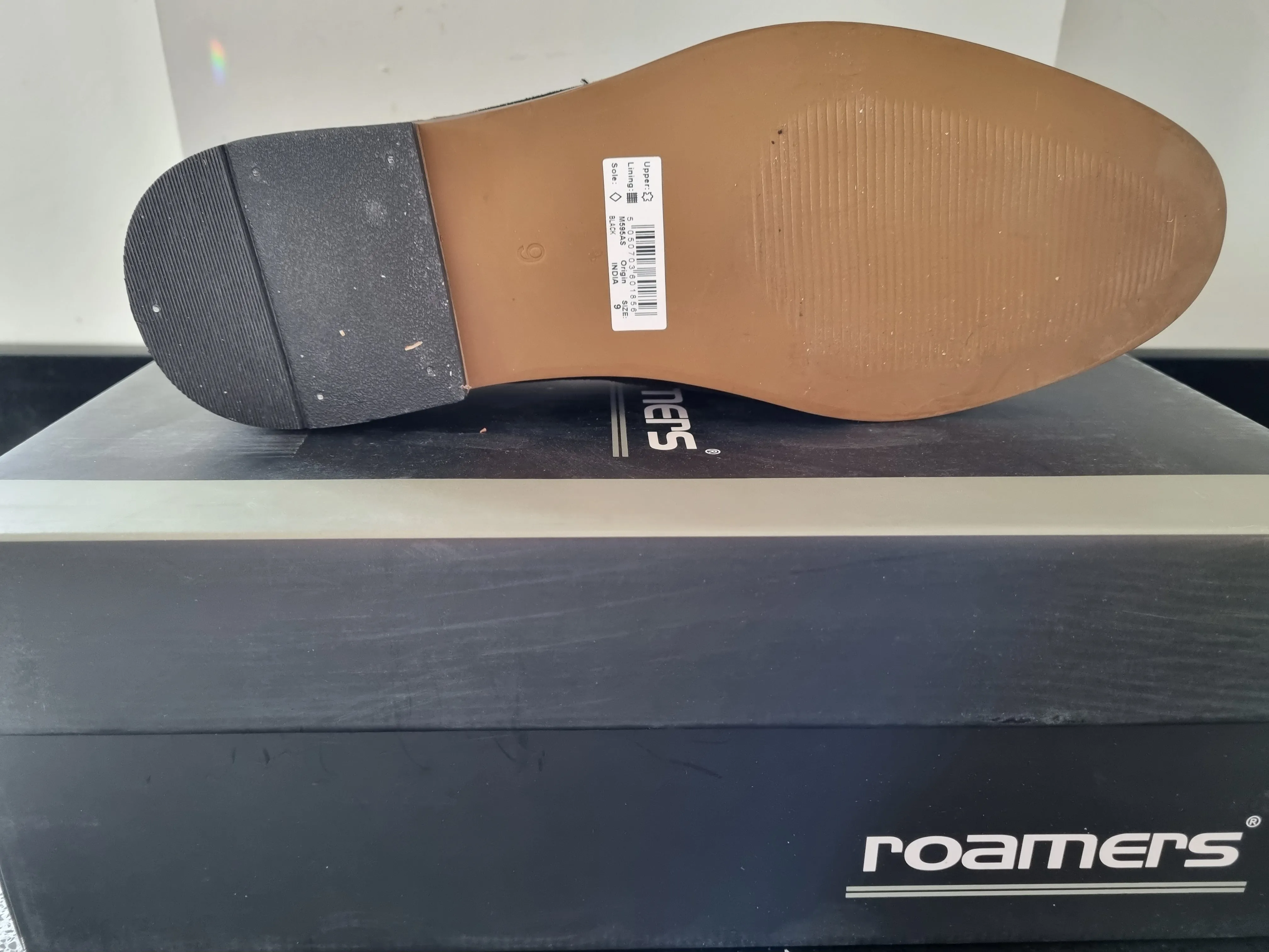 Loafer by Roamer - Casual Black Slip On (M595AS)