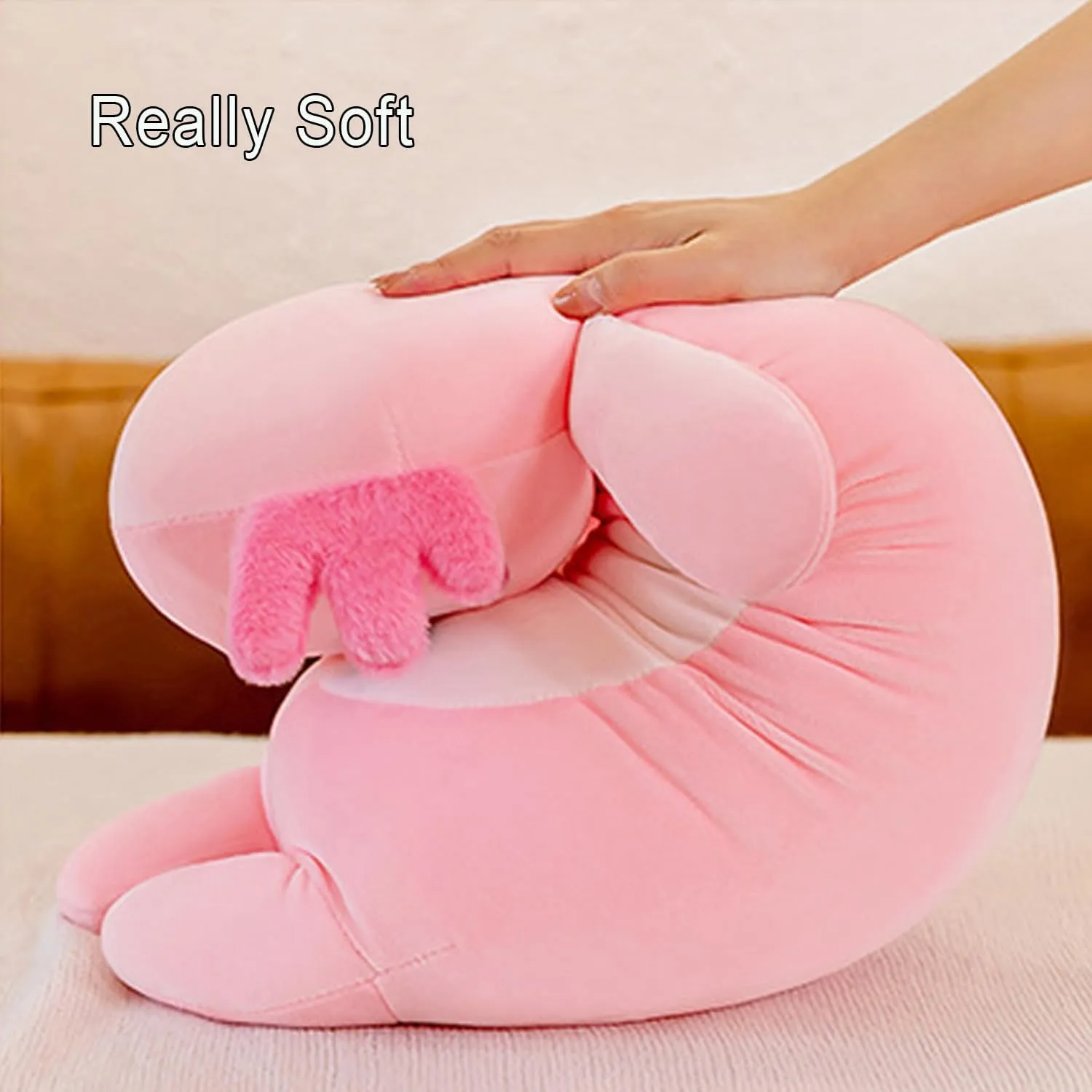 Long Axolotl Stuffed Animal Salamander Plush Pillow, Soft Axolotl Plush Toy for Boys Girls Gifts for Christmas (Blue, 65cm/25.59inch)