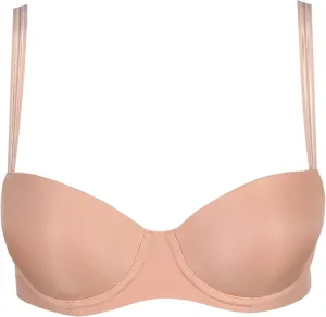 Louie 0122099-PWD Women's Powder Rose Padded Wired Balcony Bra 38E