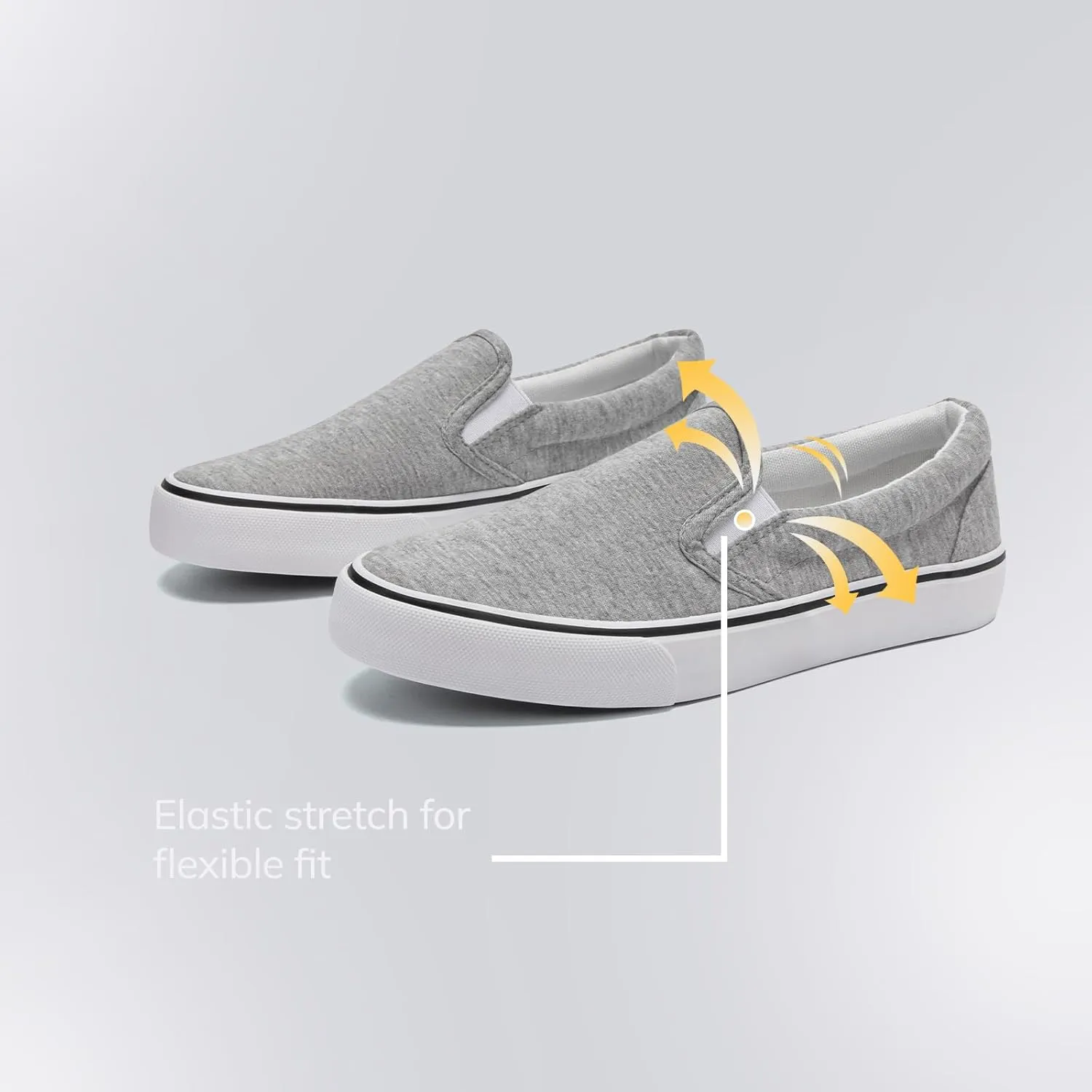 Low-Top Slip Ons Women's Fashion Sneakers Casual Canvas Sneakers for Women Comfortable Flats Breathable Padded Insole Slip on Sneakers Women Low Slip on Shoes