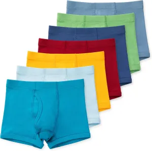 Lucky & Me | Nolan Boy Boxer Brief Underwear | 100% Organic Cotton | 7-Pack