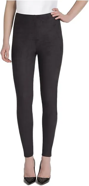 Lyssé Women's Plus Size Hi Waist Suede Legging
