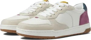 Madewell Court Low-Top Sneakers for Women - Leather Upper, Color-Block Pattern, and Round Raised Toe