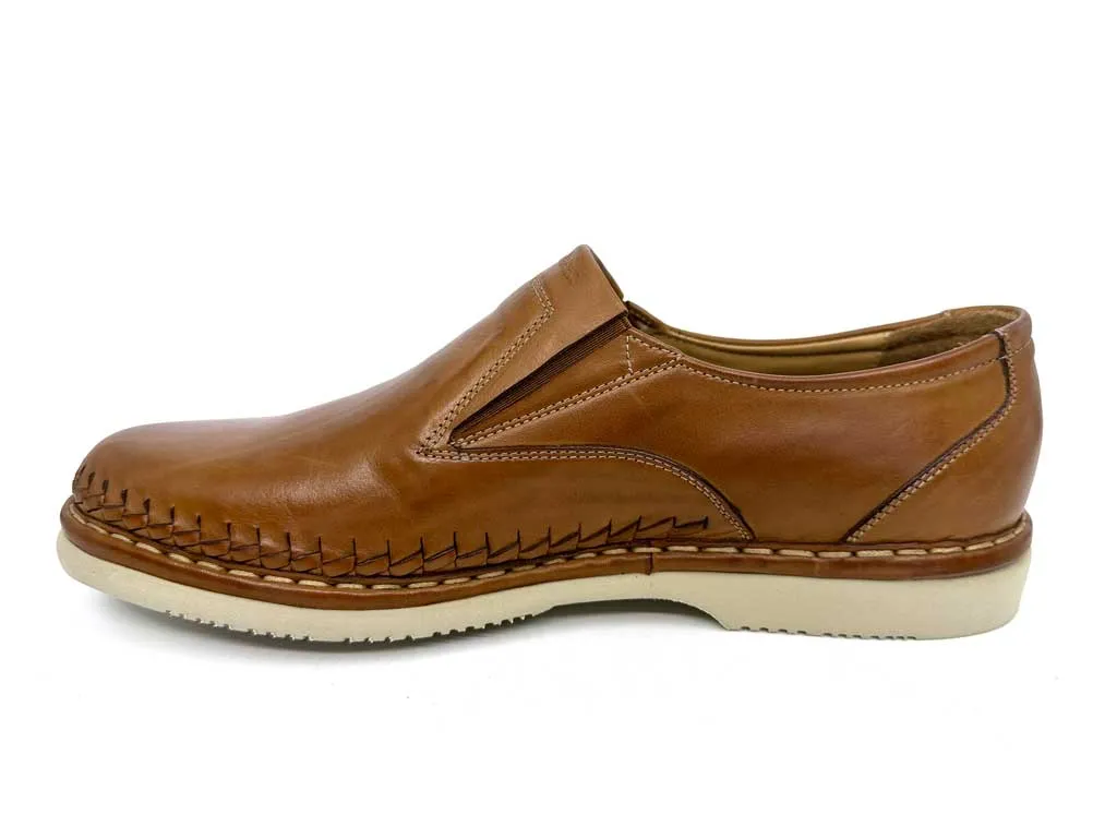 Marlo Tan Men's Leather Driver Shoes