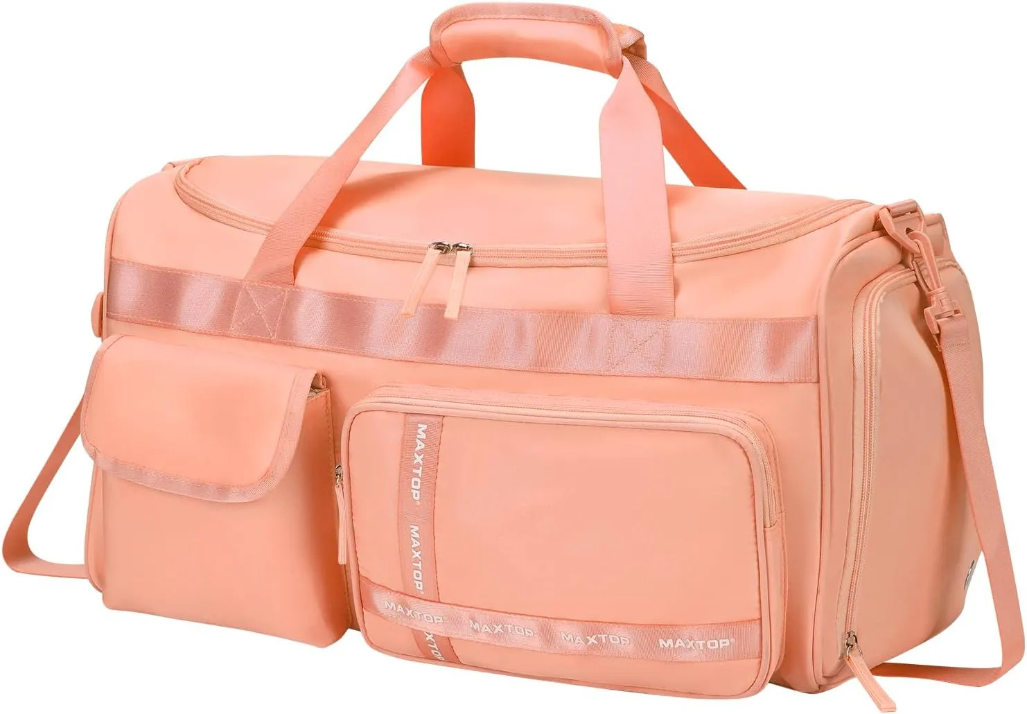 MAXTOP Travel Duffle Bag for Women Carry On Tote Weekender Overnight Bag Large Capacity Duffel Bag With Shoe Compartment,Gym Tote Bag with Dry and Wet Separation