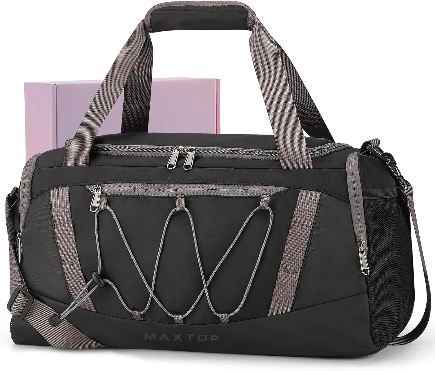 MAXTOP Travel Duffle Bag for Women Carry On Tote Weekender Overnight Bag Large Capacity Duffel Bag With Shoe Compartment,Gym Tote Bag with Dry and Wet Separation