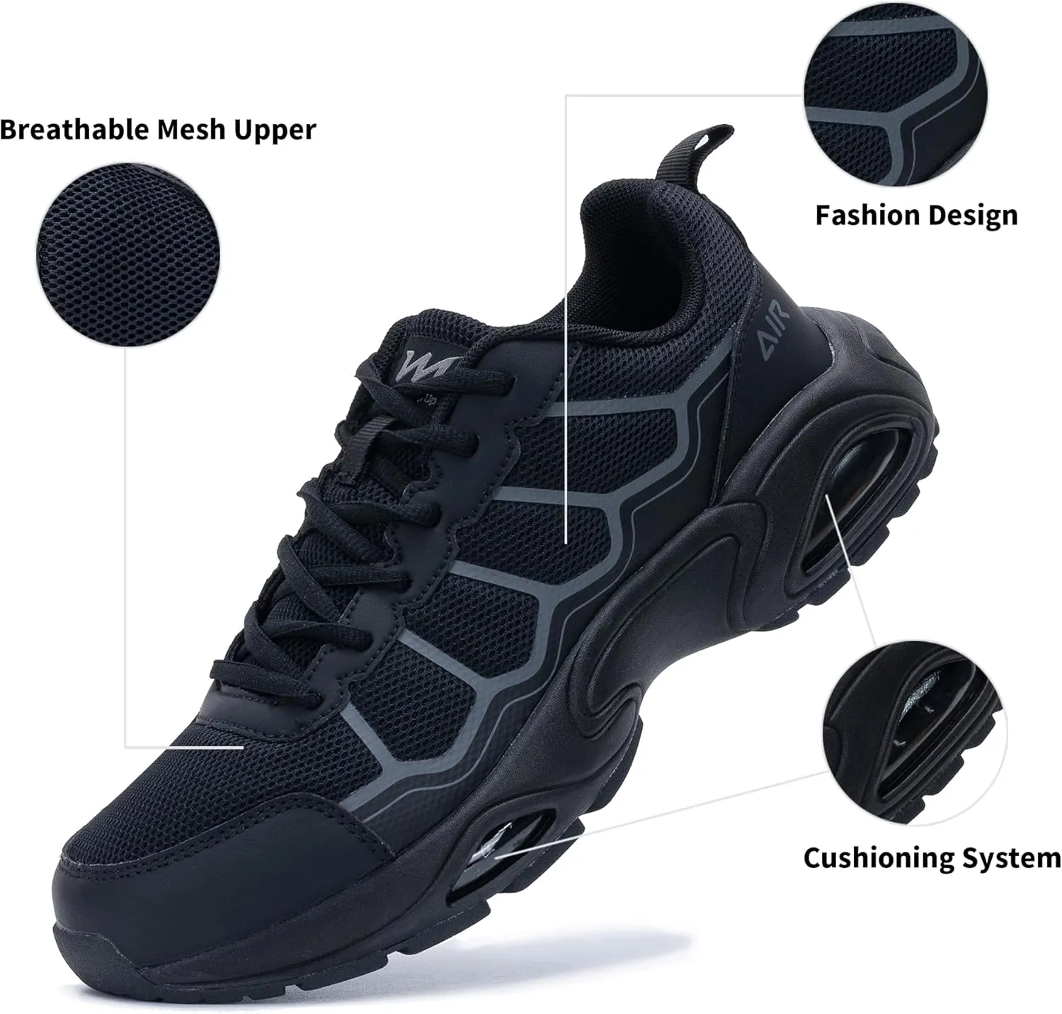 Mens Air Running Shoes Tennis Athletic Walking Sneakers Fashion Workout Gym Shoes