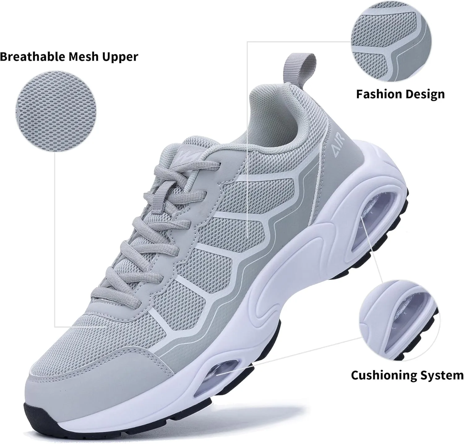 Mens Air Running Shoes Tennis Athletic Walking Sneakers Fashion Workout Gym Shoes