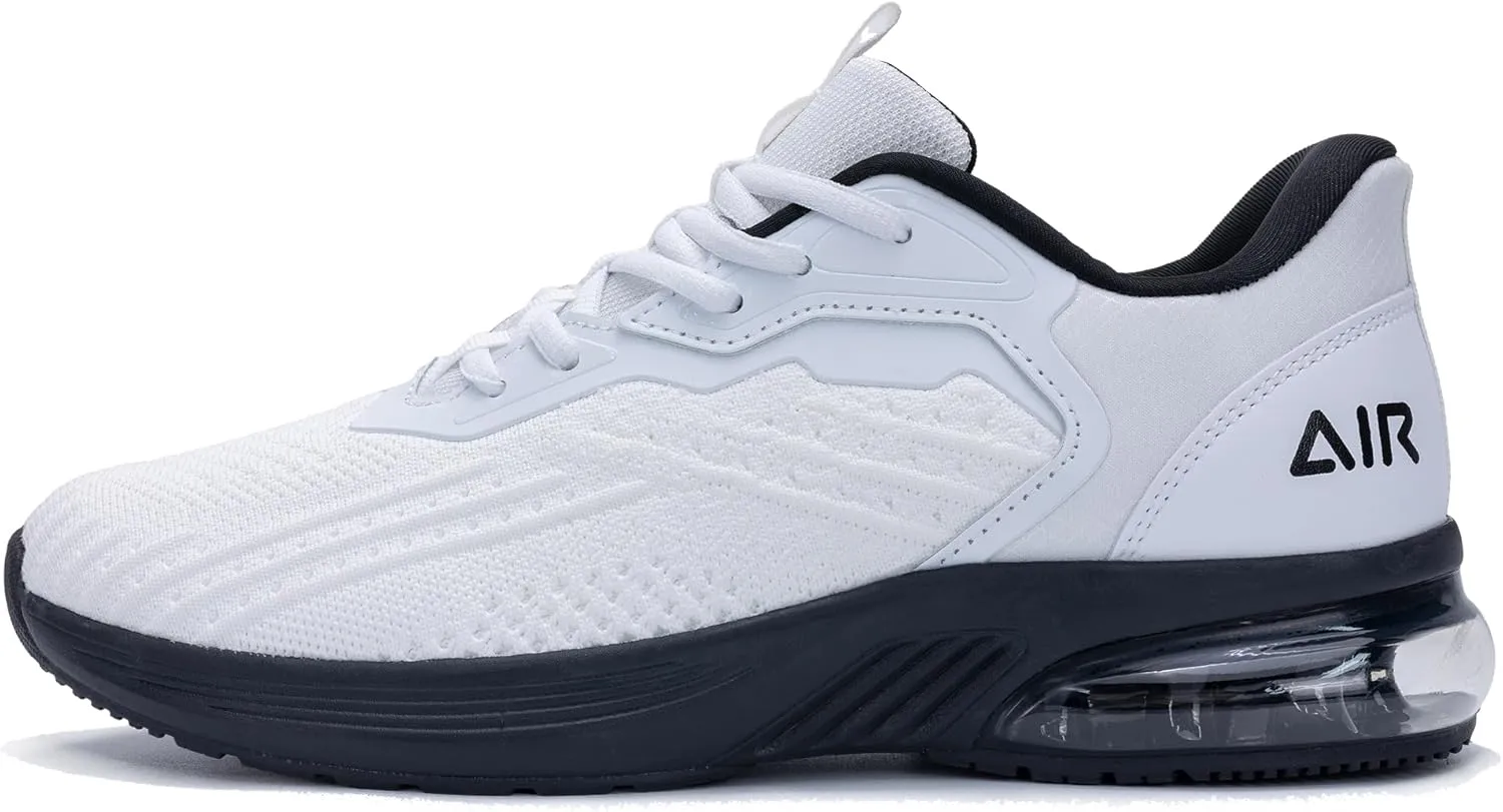 Mens Air Running Shoes Tennis Sneakers Trail Sport Athletic Sneakers for Gym Jogging Fitness Walking