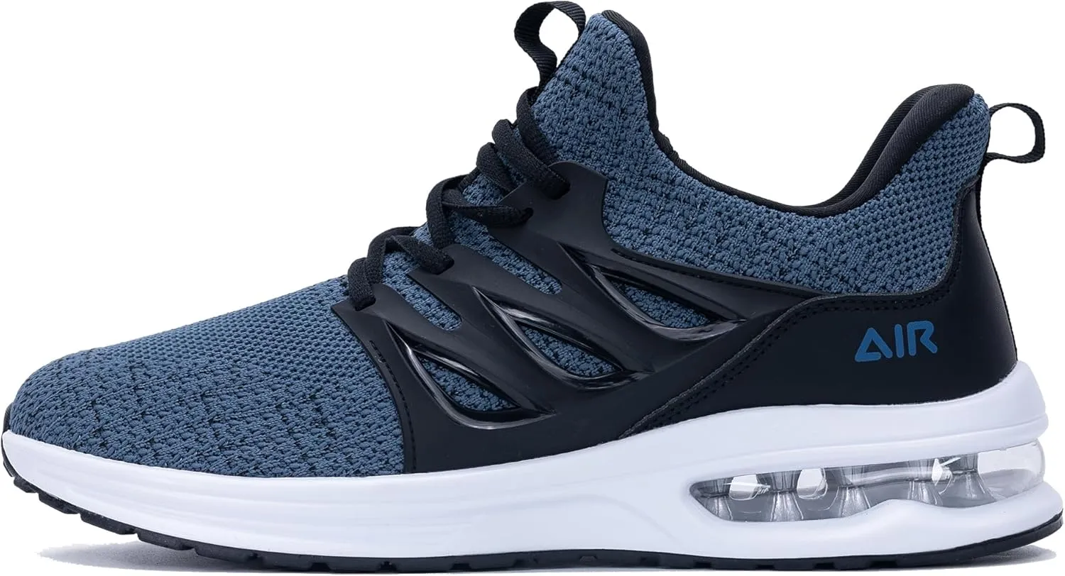 Mens Air Walking Shoes Slip On Gym Tennis Sneakers Fashion Lightweight Running Athletic Workout Casual Shoe US 7-13