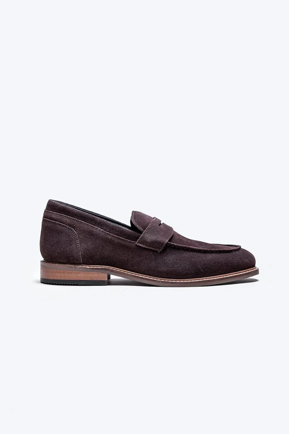 Men’s Casual Comfort Slip on Loafer Suede Semi-Formal Dress Shoes