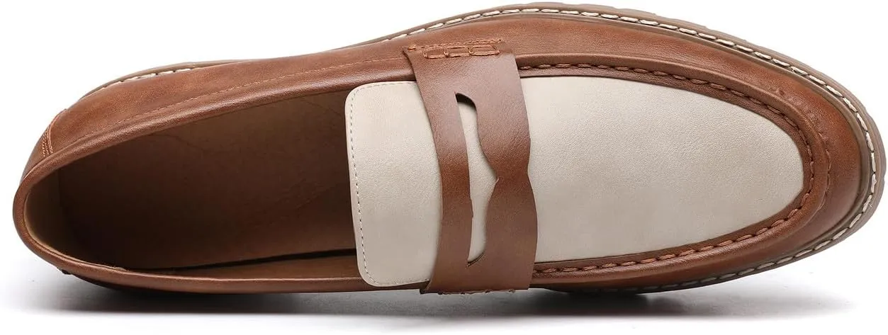 Mens Loafers Casual Dress Slip On Penny Loafers for Men Wedding Fashion Tuxedo Formal Shoes for Men
