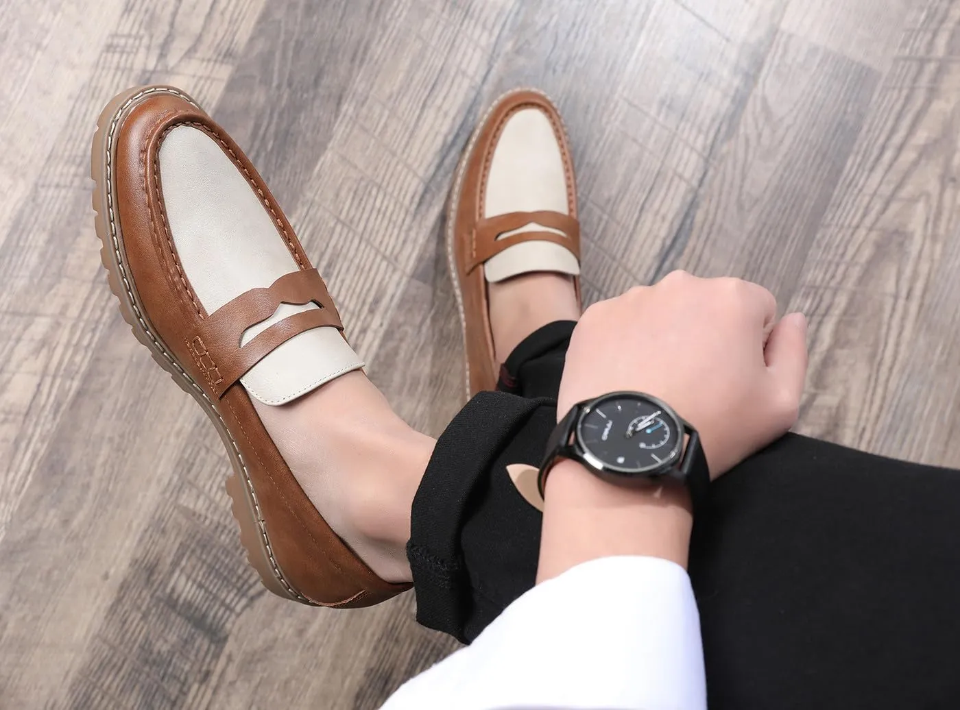 Mens Loafers Casual Dress Slip On Penny Loafers for Men Wedding Fashion Tuxedo Formal Shoes for Men