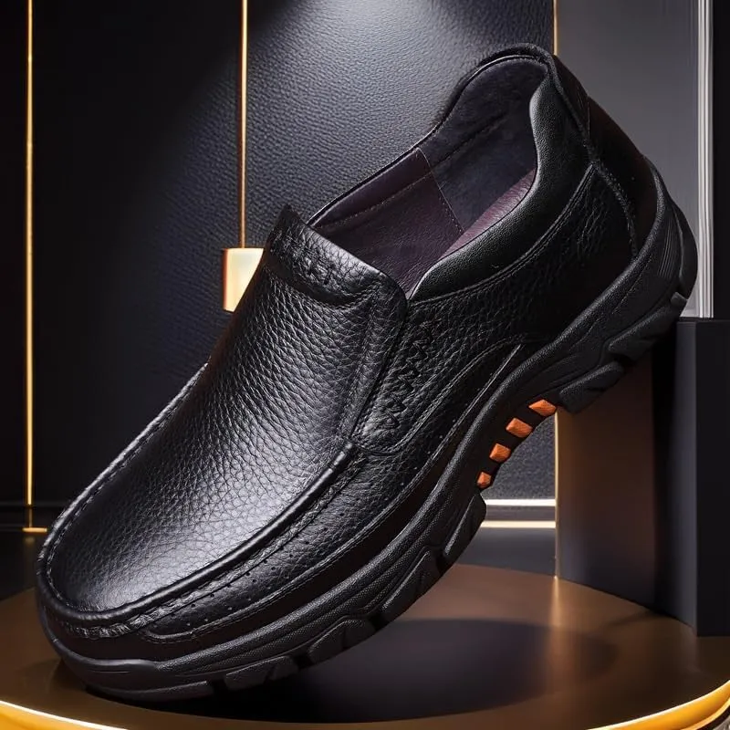 Men's Office Flats Slip On Pointed Toe Derbys Classic Formal Business Shoes Oxford Dress Shoes for Men
