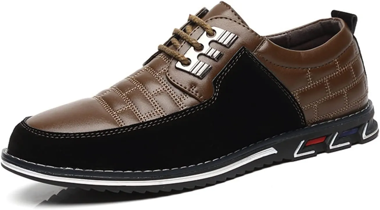 Mens Oxford Derby Orthopedic Leather Shoes Mens Casual Shoes Fashion Sneakers Men Walking Shoes Business Office Comfort Loafers