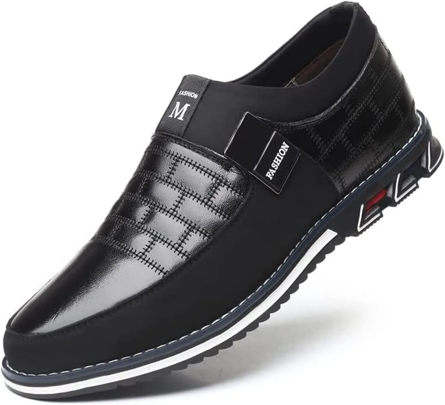 Mens Oxford Derby Orthopedic Leather Shoes Mens Casual Shoes Fashion Sneakers Men Walking Shoes Business Office Comfort Loafers