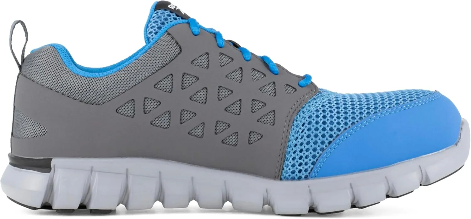 Men's Rb4040 Sublite Cushion Work Athletic Alloy Toe Shoe Blue and Grey Safety